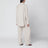 Trousers in ivory melange