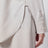 Trousers in ivory melange