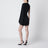 Black one-shoulder mini dress