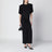 Black Lennox midi dress
