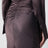 Gonna lunga rouge noir in raso