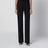 Gladys black virgin wool gabardine trousers