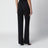 Gladys black virgin wool gabardine trousers