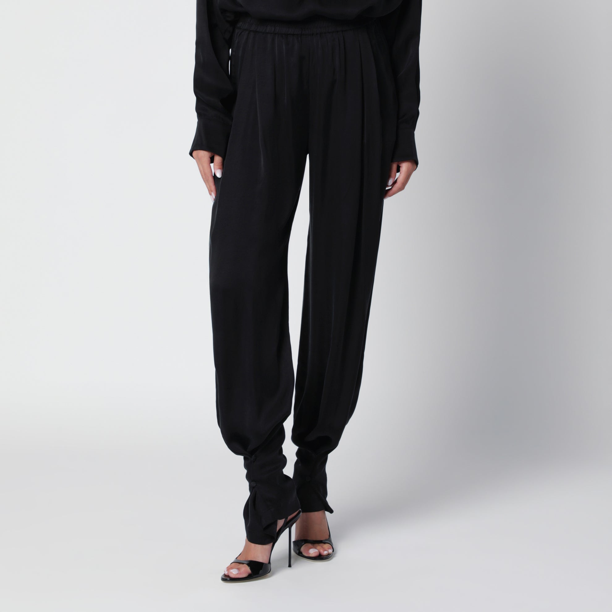 Renee Hose schwarz aus Cupro