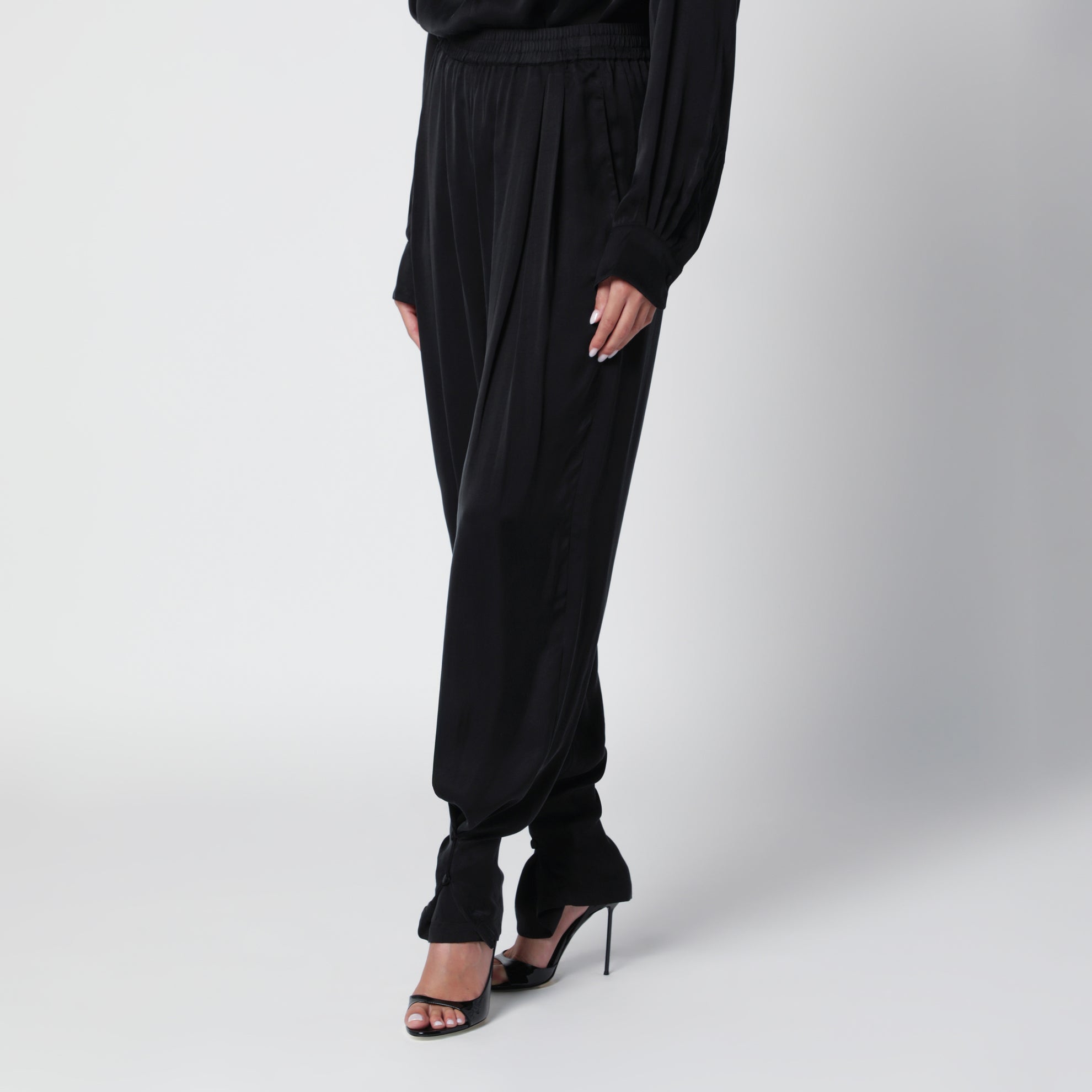 Renee Hose schwarz aus Cupro