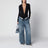 Body con scollo profondo nero in jersey stretch