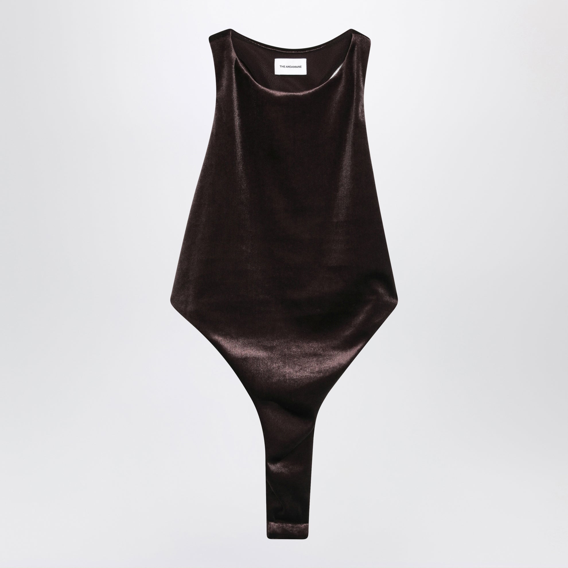 Brauner Body in Samtoptik
