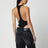 Black jersey bodysuit
