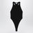 Black jersey bodysuit