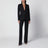 Single-breasted black jacket in wool blend