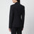 Single-breasted black jacket in wool blend