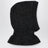 Balaclava in misto alpaca e yak nero e marrone