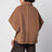 Cape courte Cammello en tissu Teddy