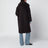 Manteau Teddy Bear Icon en alpaga et laine couleur ébène