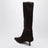 Brown Telkai boots in calf hair