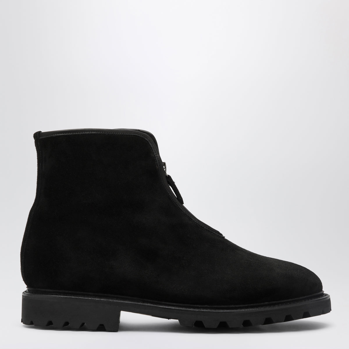 Black The Alpine Boot ankle boots in pebbled leather