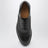 Black The Oxford shoes in smooth leather