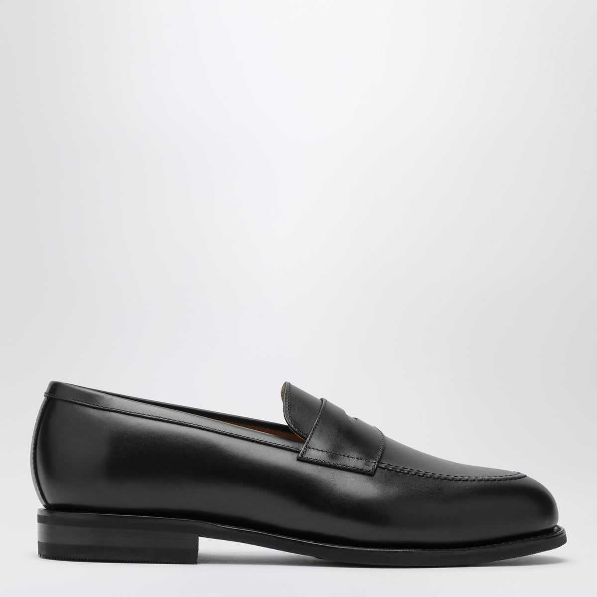 Mocassins The Penny noirs en cuir lisse