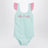 Bella e Monella swimsuit with Vichy pattern