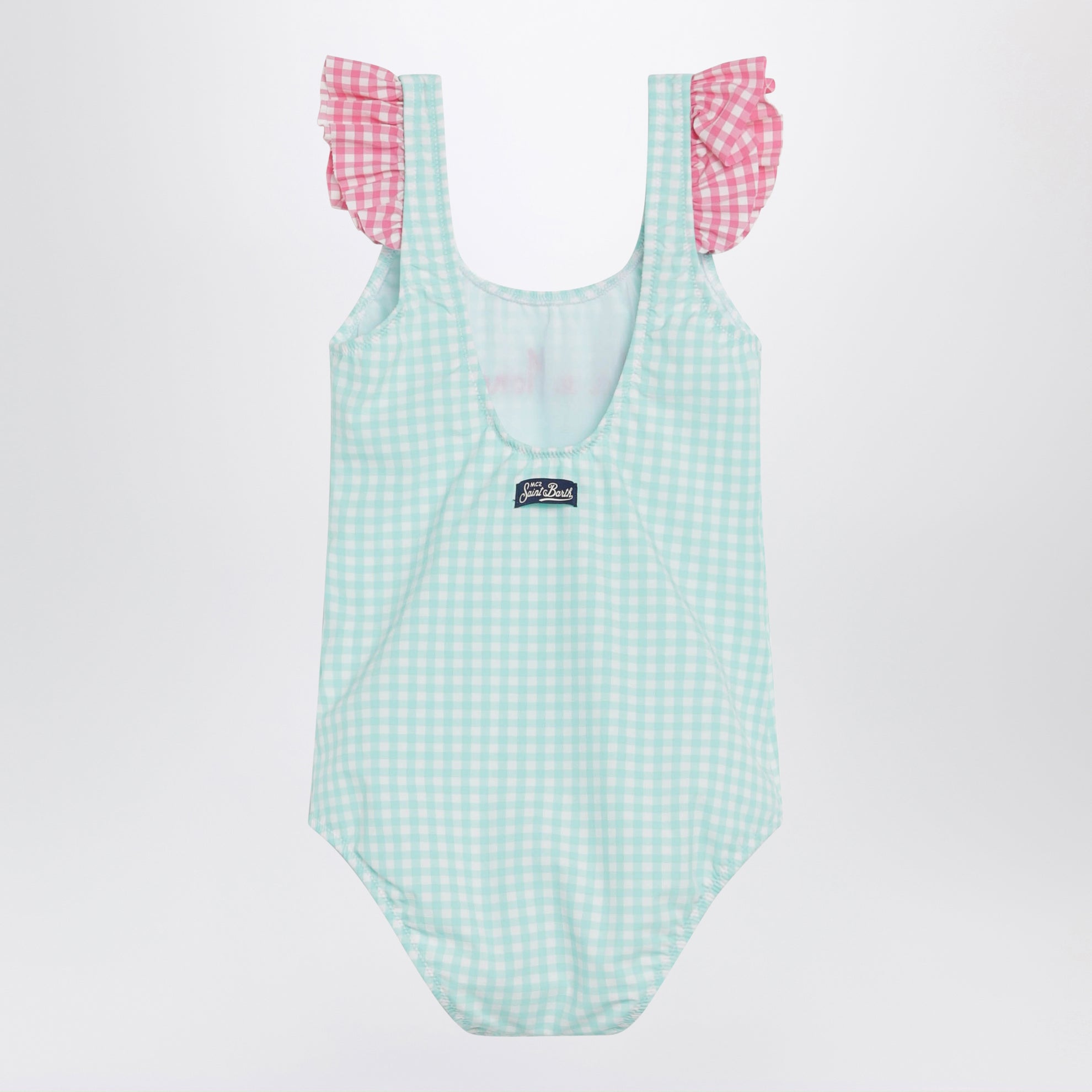 Bella e Monella swimsuit with Vichy pattern