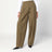 Taupe wool blend trousers