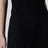 Black cotton palazzo trousers