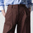 Pantalon marron en coton