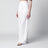 Pantalon Axel à plis en coton blanc