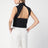 Black zipped waistcoat