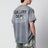 Black ATK T-shirt with faded effect