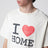 T-shirt I Love Home avorio
