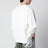 T-shirt a maniche lunghe color crema con logo French