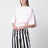 T-shirt Moisson rosa aperta sulla schiena