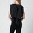 Black Moisson draped tank top