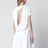 Mistral top in white viscose blend