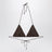 Top bikini Triangle marrone