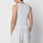Lot de 3 débardeurs gris en coton côtelé stretch