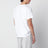 T-shirt a maniche corte bianca in cotone