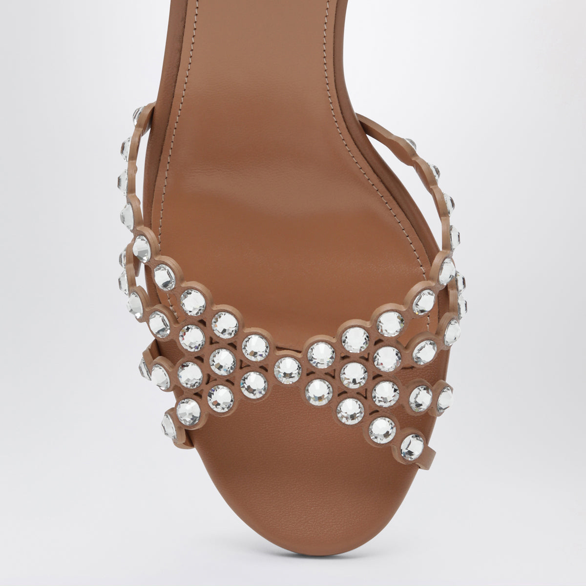 Sandalen Tequila 105 aus Nappa mit Kristallen
