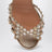 Tequila 105 Sandalen aus Metallic-Leder in Light Copper