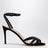 Tequila Sandalen in Schwarz aus Veloursleder mit Kristallen