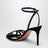 Tequila Sandalen in Schwarz aus Veloursleder mit Kristallen