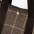 Brown tartan Traversée L tote bag