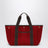 Traversée M Pocket Tasche aus rotem Flanell