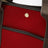 Traversée M Pocket red flannel bag