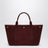 Borsa tote Traversée M burgundy in feltro