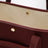 Borsa tote Traversée M burgundy in feltro