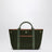 Borsa tote Traversée S verde oliva in feltro
