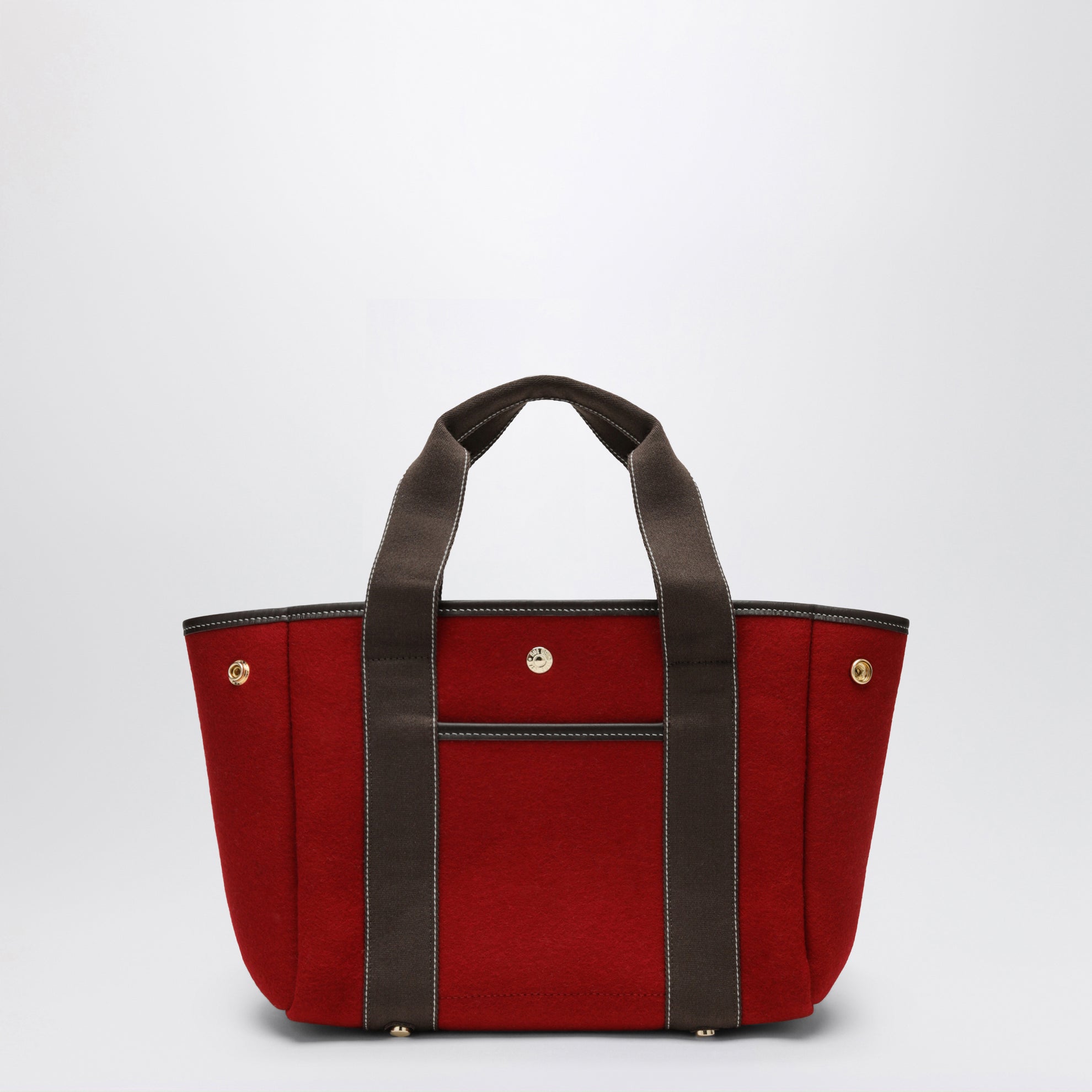 Traversée S Pocket red flannel bag