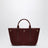 Borsa tote Traversée S burgundy in feltro